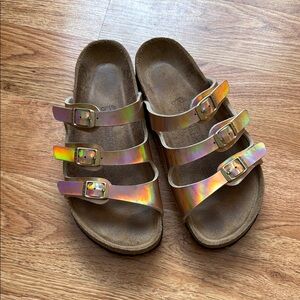 Birkenstock Iridescent Multi-Strap Sandals